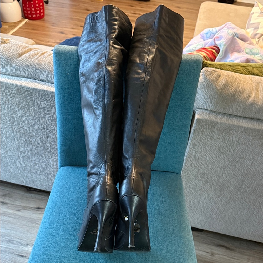Colin Stuart Women's Black Over-the-Knee Boots - Picture 11 of 16